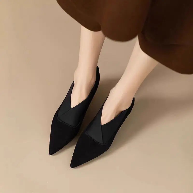 Elegant Pointed Heel Pumps