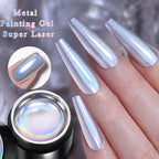 BORN PRETTY Silver Metal Effect