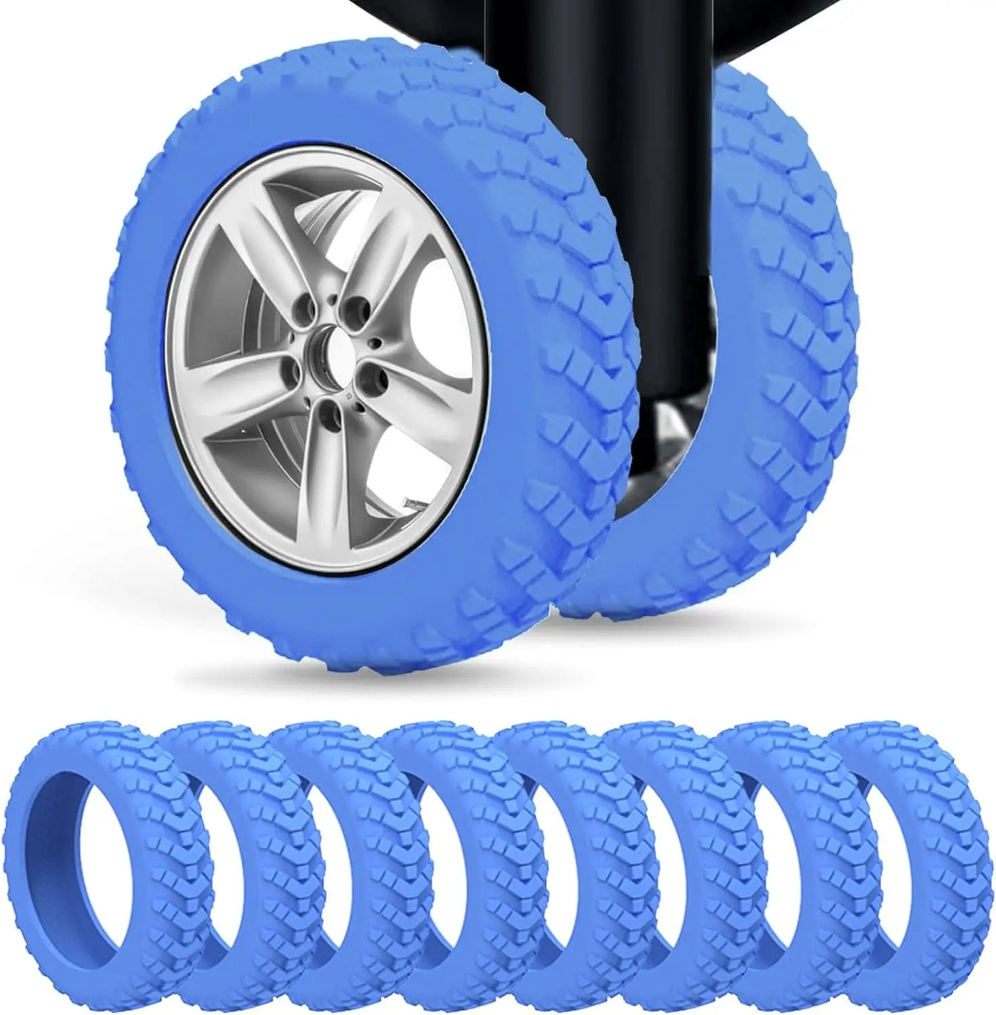 Thicken Silicone Luggage Wheel Protector