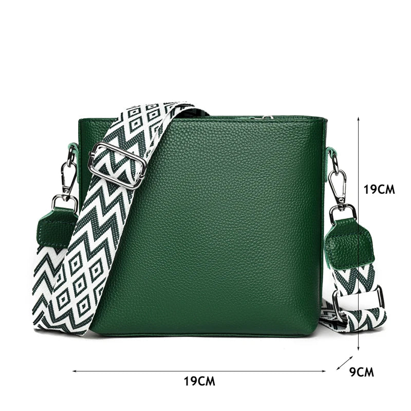 Genuine Leather Crossbody Bag