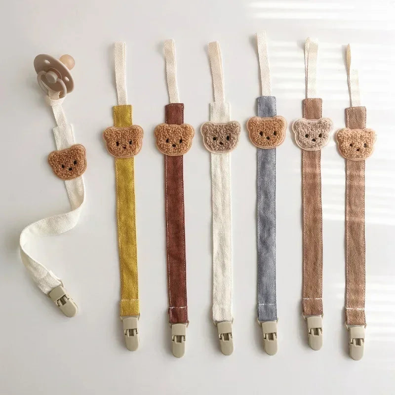 Baby Cute Bear Pacifier Clip