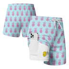 Duck Print Quick-Dry Swim Trunks