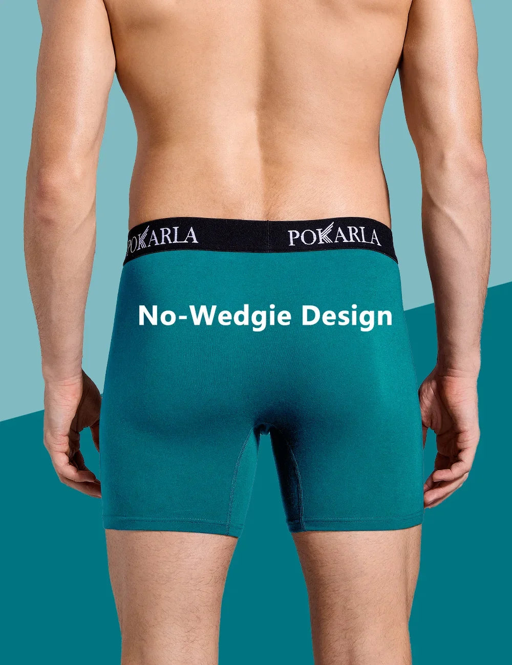 POKARLA Men’s Cotton Boxer Shorts