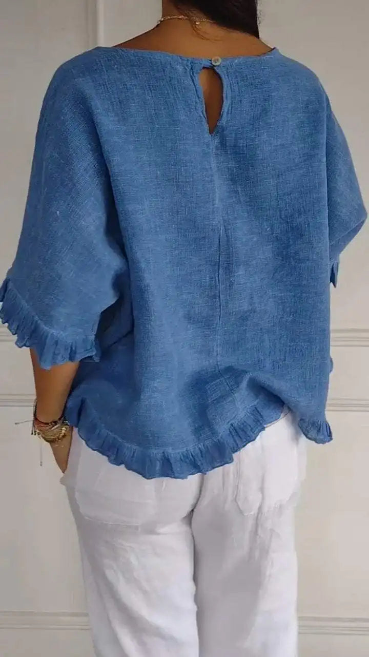 Loose Pullover Blouse