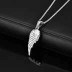 Prjewel Feather Pendant Necklace