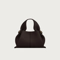 Pleated Leather Crossbody Bag