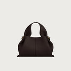 Pleated Leather Crossbody Bag