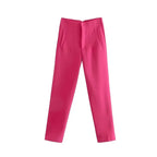 High Waist Slim Pencil Pants