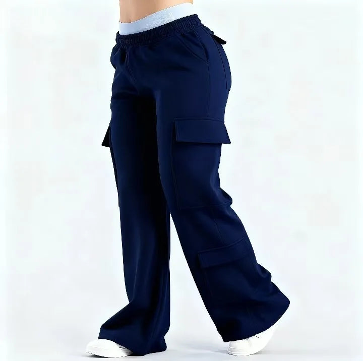Cakulo Wide-Leg Cargo Pants