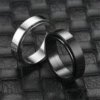 Black Titanium Spinner Ring