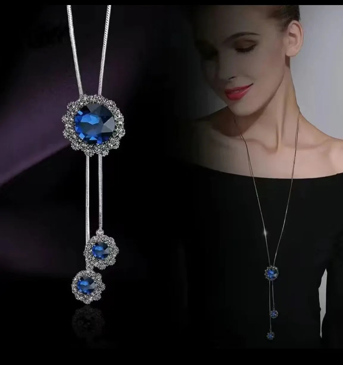 Women’s Long Pendant Necklace