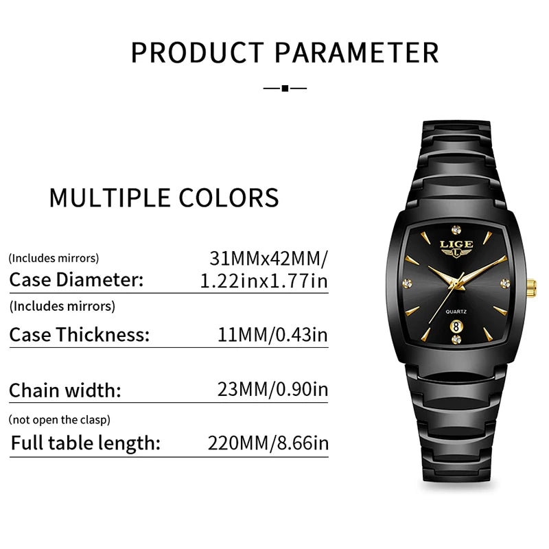 Tonneau Quartz Watch