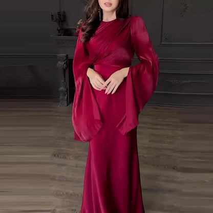 Vintage Satin Banquet Dress