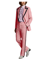 Black Trim Slim Tuxedo Suit Set