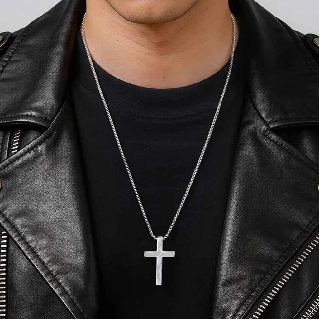 Vnox Cross Pendant Necklace