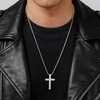 Vnox Cross Pendant Necklace