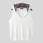 INCERUN Patchwork Hooded Vest