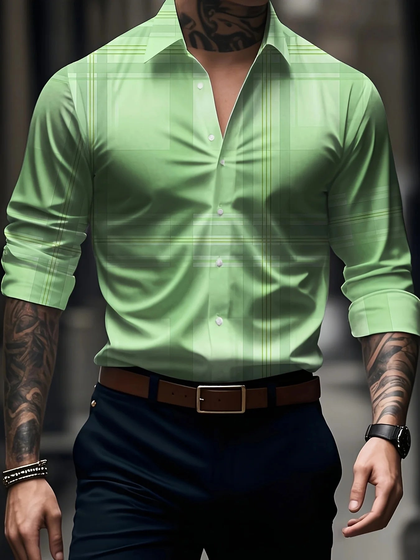 Printed Casual Button Shirt