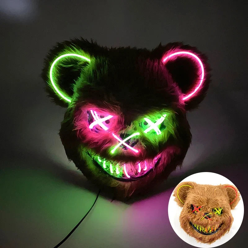 Glowing Bloody Animal Mask
