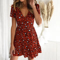Leopard Print Mini Dress