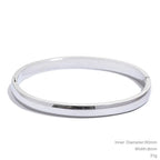 Geometric Gold Bangle Bracelet