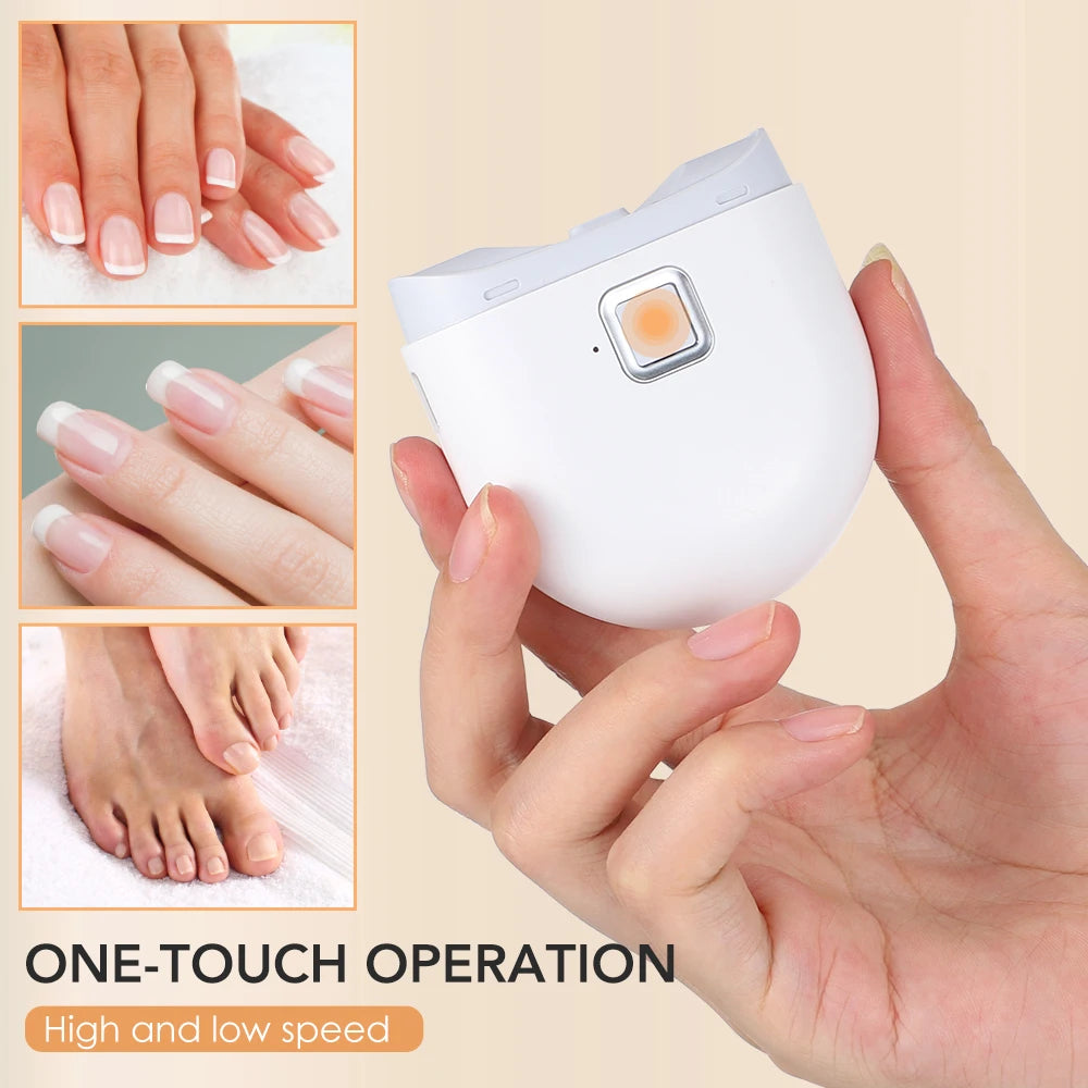 Electric Nail Cutter LED Light
