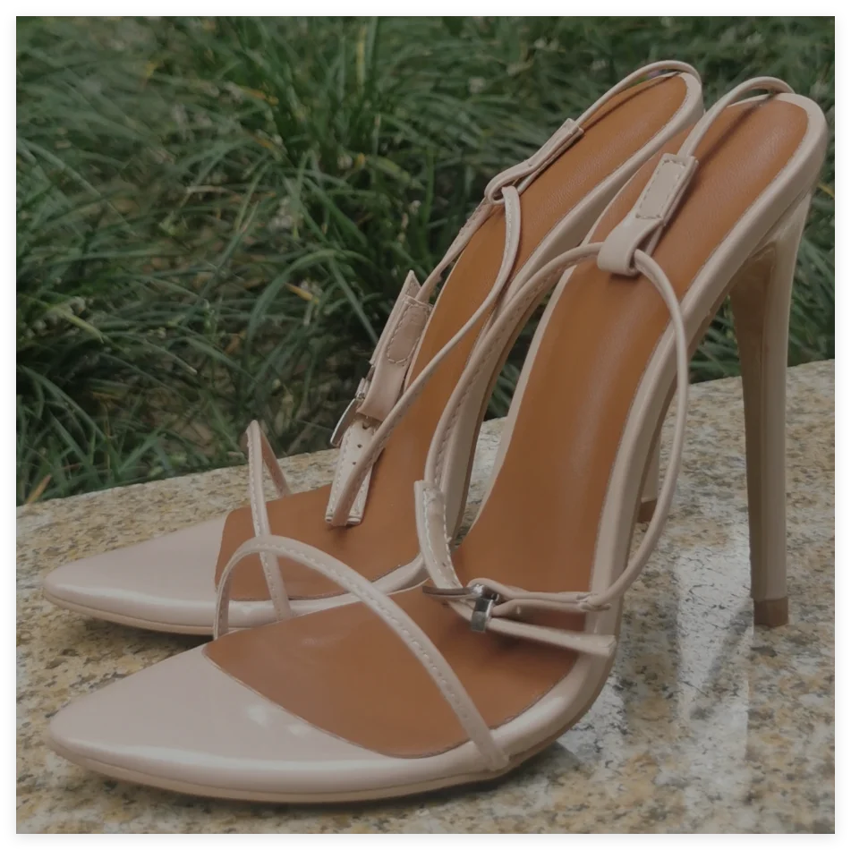 Elegant Ankle Strap Heels