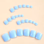 Solid Color False Toenails Summer