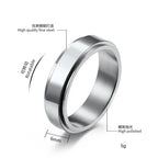 Black Titanium Spinner Ring
