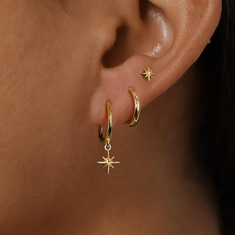 Punk Rock Earrings Set