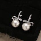 Minimal Silver Round Stud Earrings
