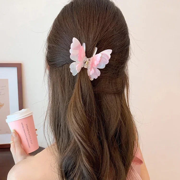 Butterfly Gradient Hair Claws