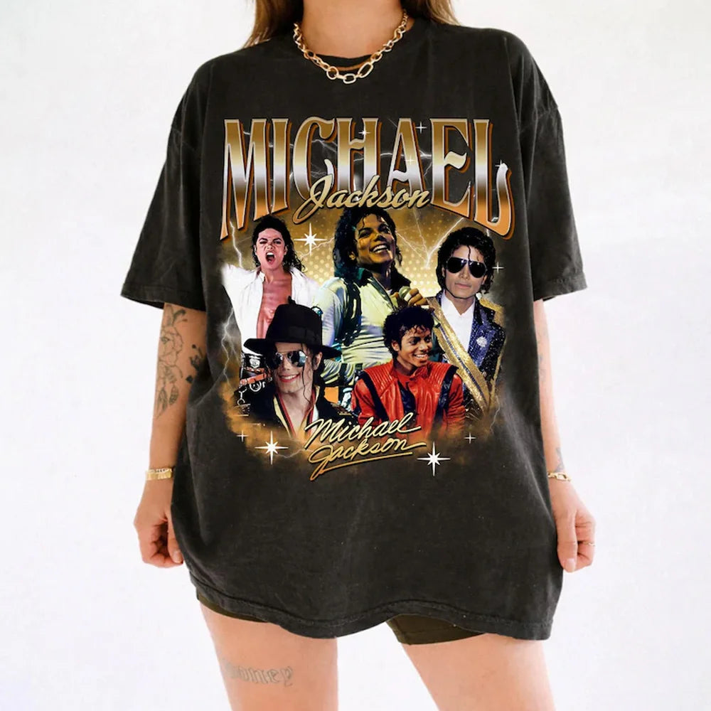 Vintage Style Graphic Print T-Shirt