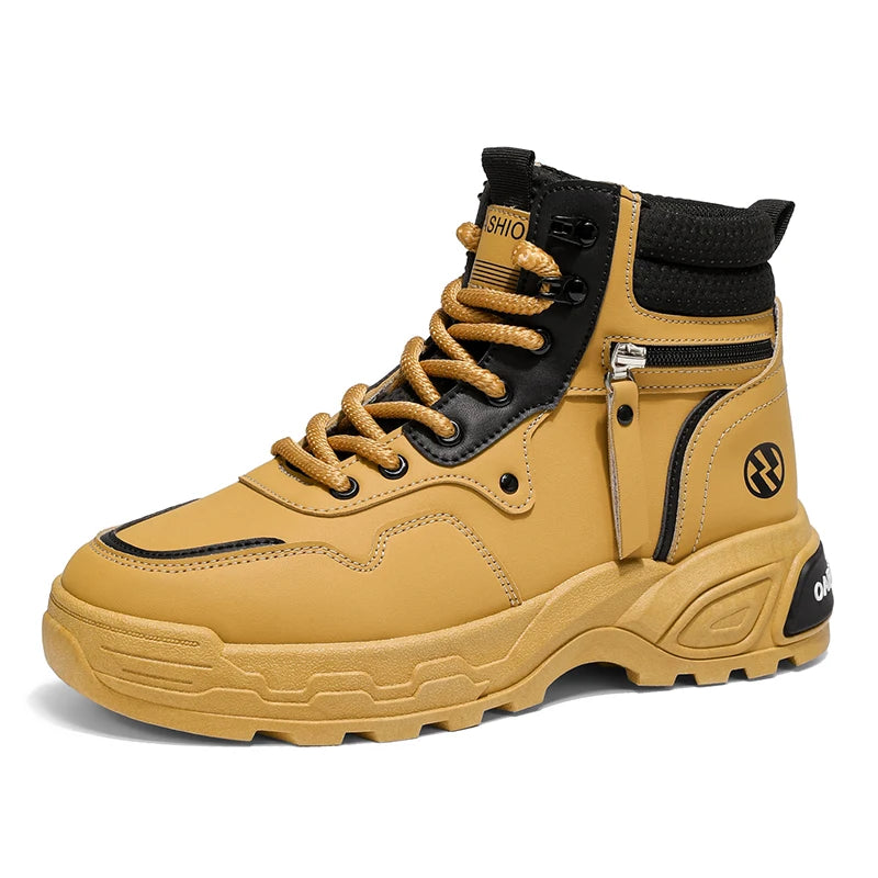 Soft-Sole High-Top Leisure Boots