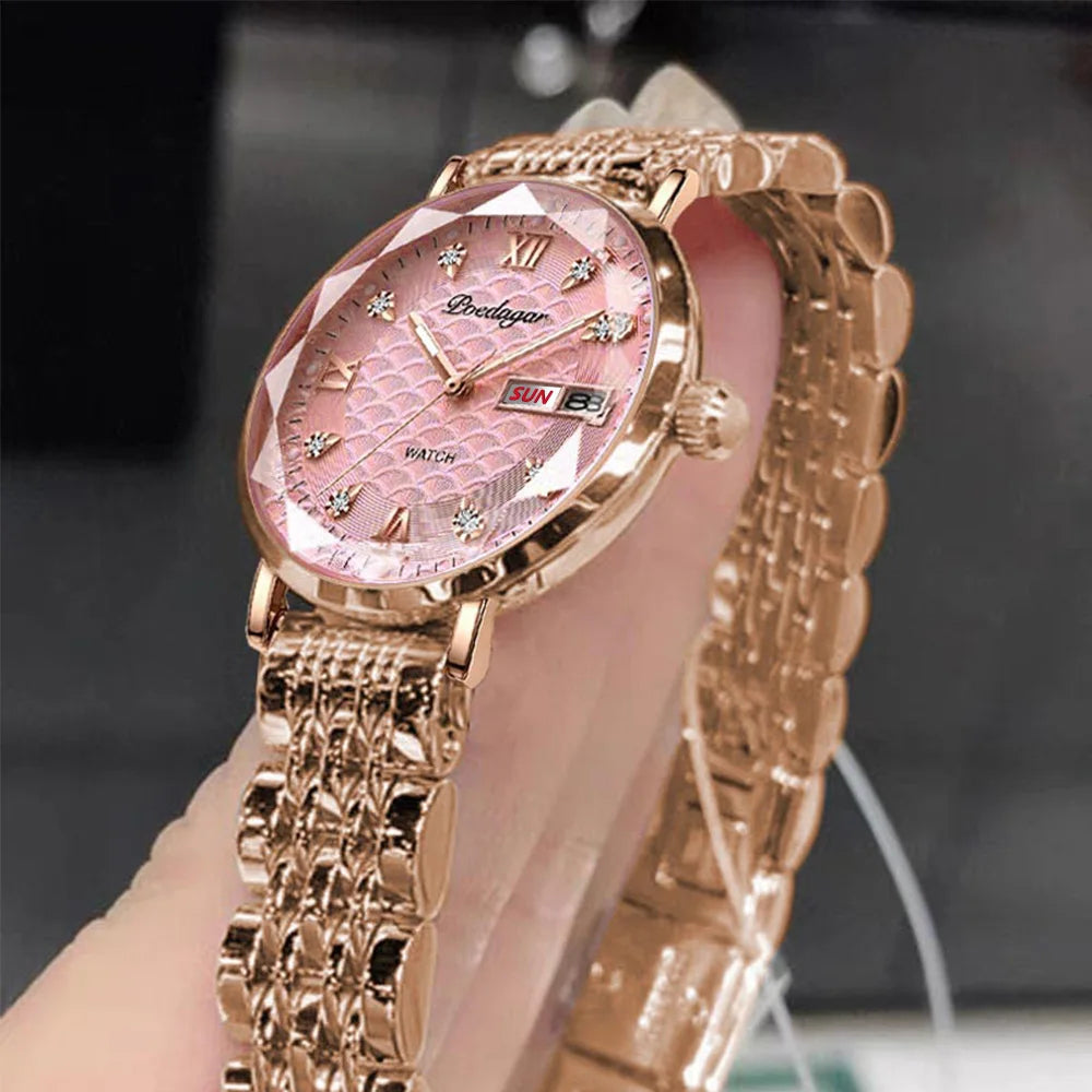 Luminous Steel Watch