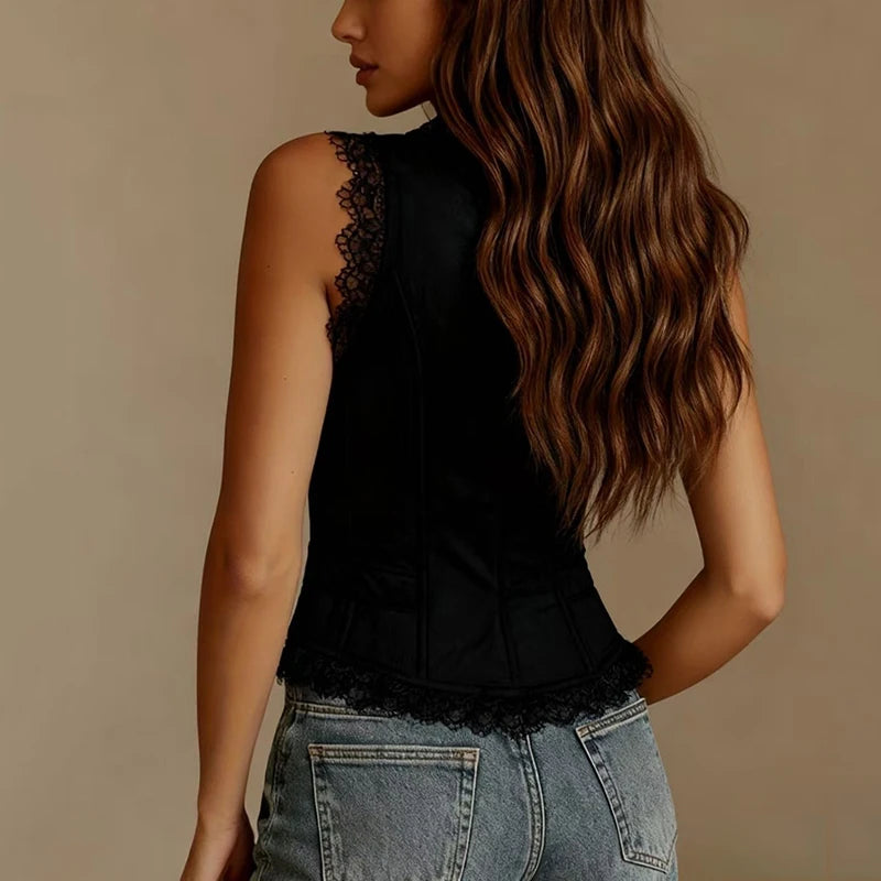 Everyday Deep V-Neck Sleeveless Top