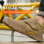 Brown Welding Steel-Toe Boots