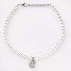 Pearl Letter Pendant Necklace