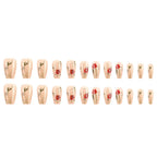 set Medium long fake nails