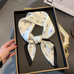 Skinny Silk Bag Ribbon Scarf