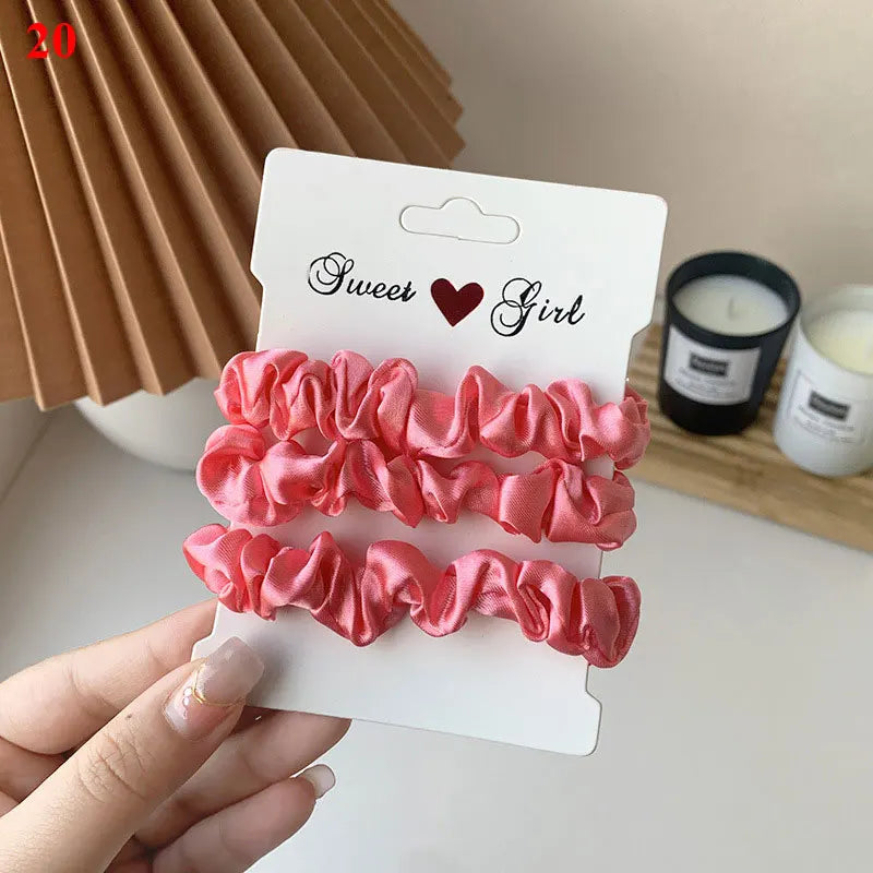 Satin Scrunchie Set