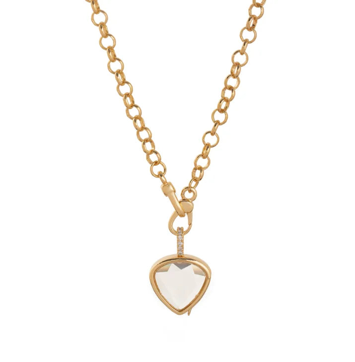 Neo Gothic Heart Pendant Necklace
