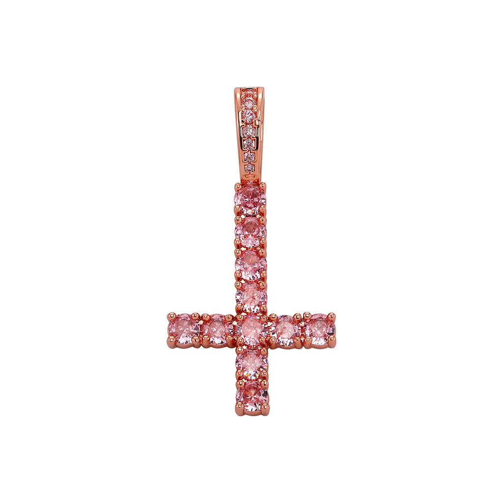 JINAO Iced Cross Necklace