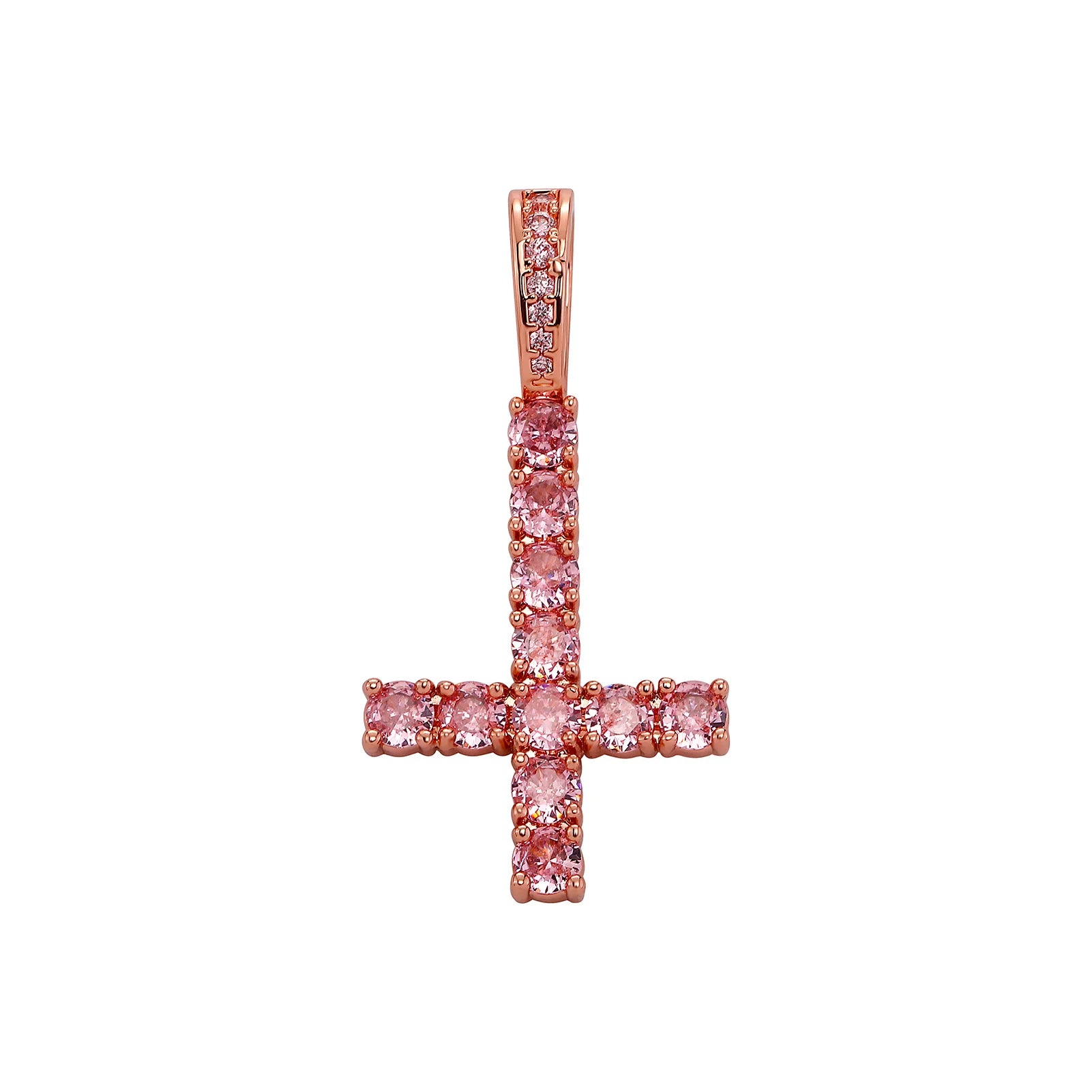 JINAO Iced Cross Necklace