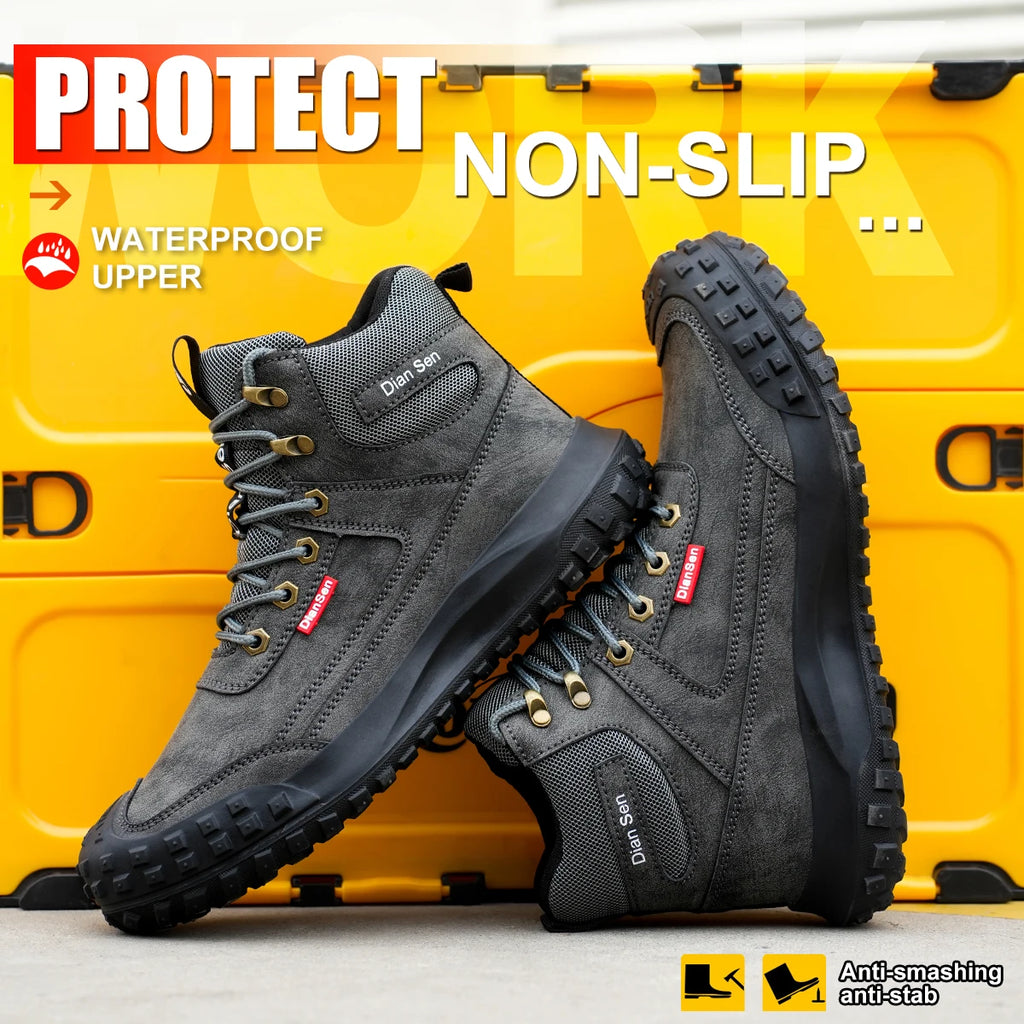 Dian Sen Steel-Toed Safety Shoes