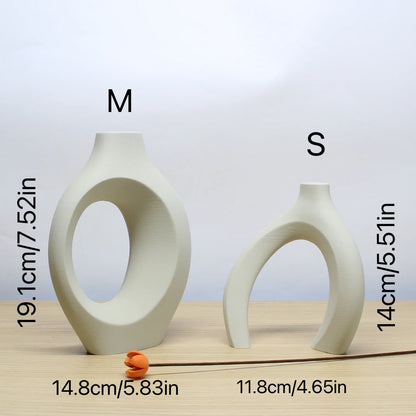 Colorful Boho Vase Duo