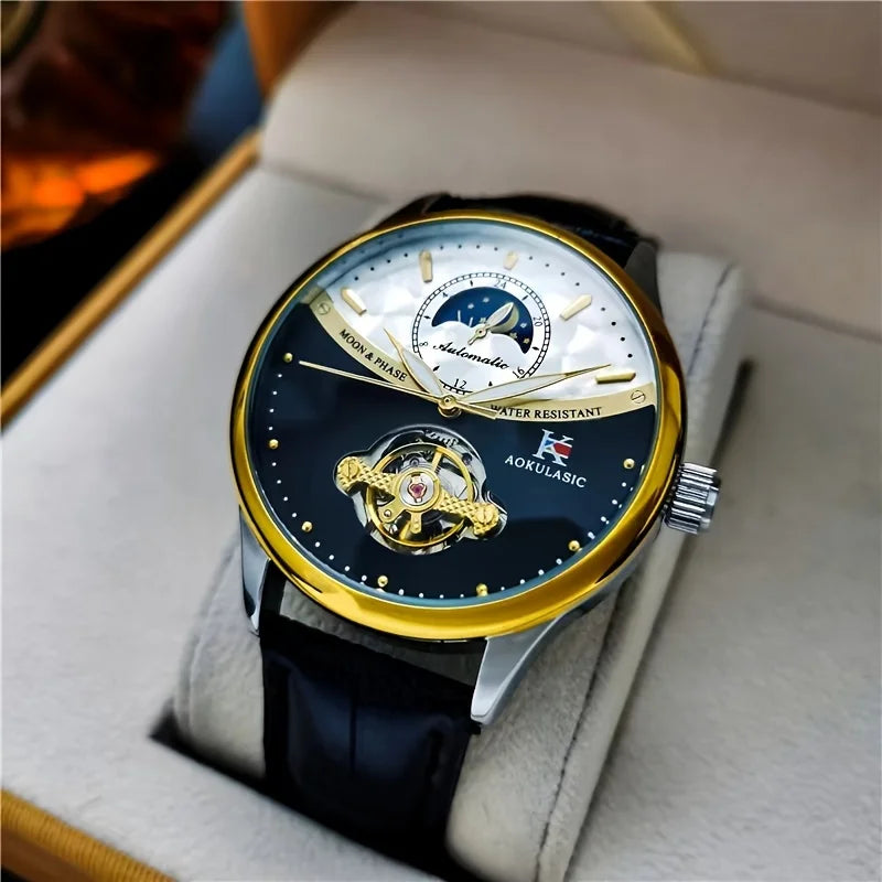 AOKULASIC Formal Skeleton Automatic Watch