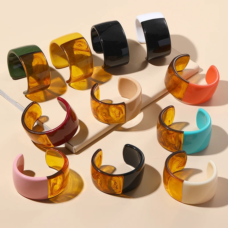 Classic Resin Round Bangle