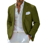 Linen Notch-Lapel Business Sport Coat