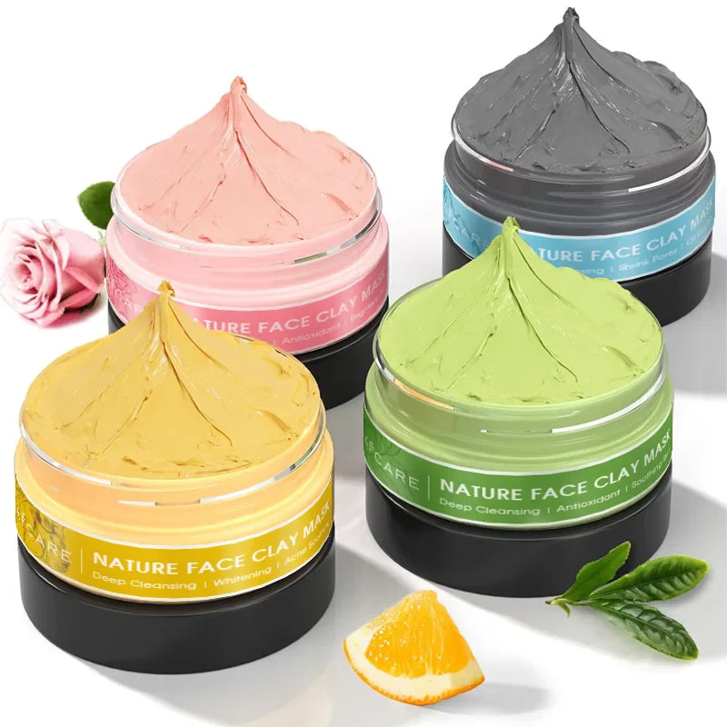 4-in-1 Clay Facial Mask Set
